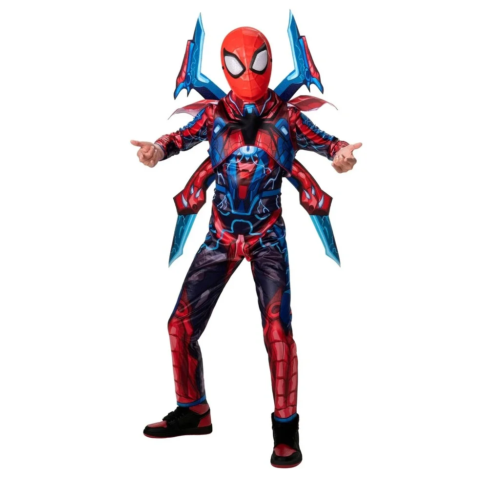 Marvel Spider-Man Mech Strike Costume Kids Large 10-12 Jazwares